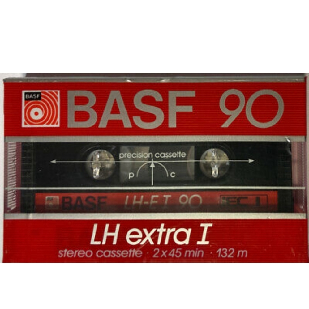 New BASF 90 LH Extra I 90 Minute Blank Cassette Au